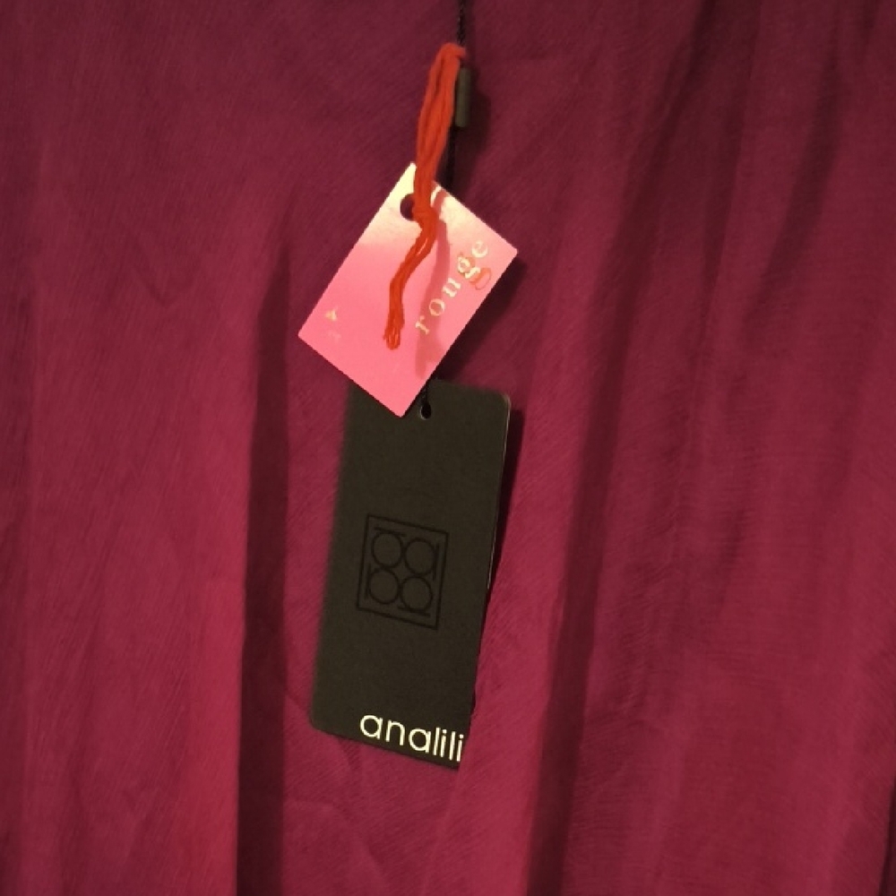 NWT Analili | One Shoulder Dress in Deep Purple - Picture 3 of 6